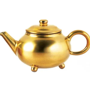 Discount MARIAGE FRÈRES Théière « FORTUNE » Ceramique Dore Mat