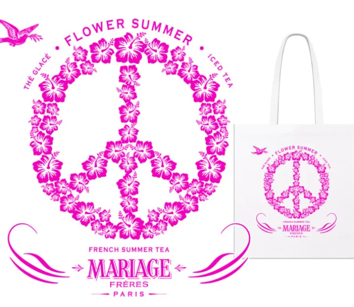 Clearance MARIAGE FRÈRES TOTE BAG FLOWER SUMMER