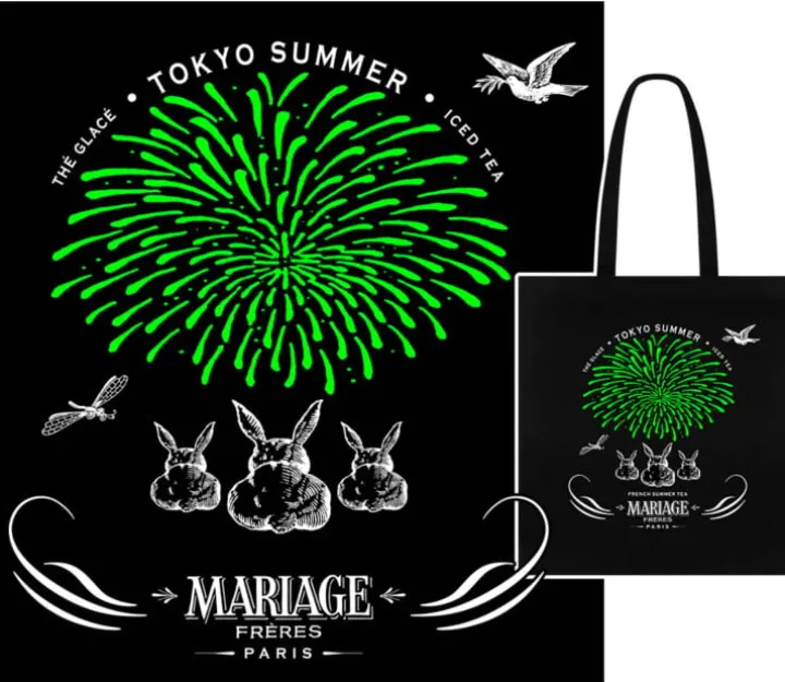 Fashion MARIAGE FRÈRES TOTE BAG 'TOKYO SUMMER'